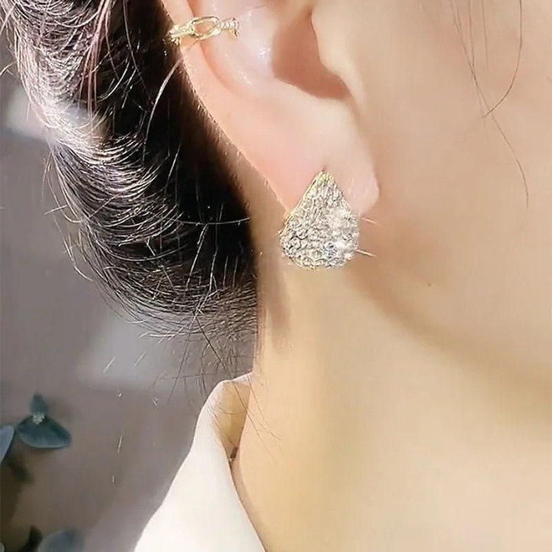 Crystal Ear Cuff Earrings 2