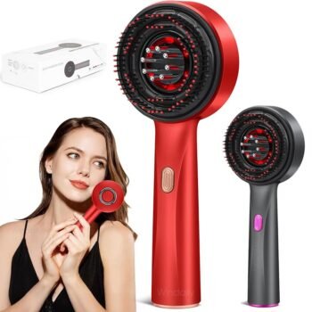 Electric Massage Comb Vibration Red Light Therapy | Premium Hair Growth