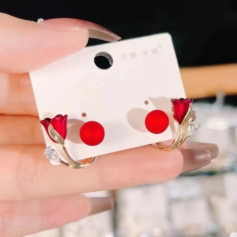 Korean Flower Earrings 4