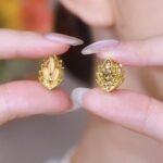 Leaf Ear Buckle Earrings 3