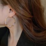 Women’s Metal Circle Earrings