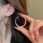 Women’s Metal Circle Earrings