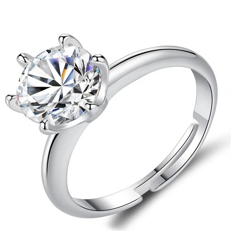 Simulated Diamond Ring